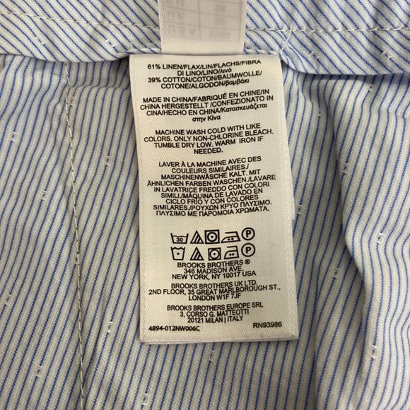 Brooks Brothers Khaki Bermuda Shorts, W30 - Picture 10 of 11